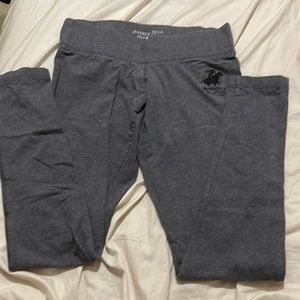 Gray polo leggings